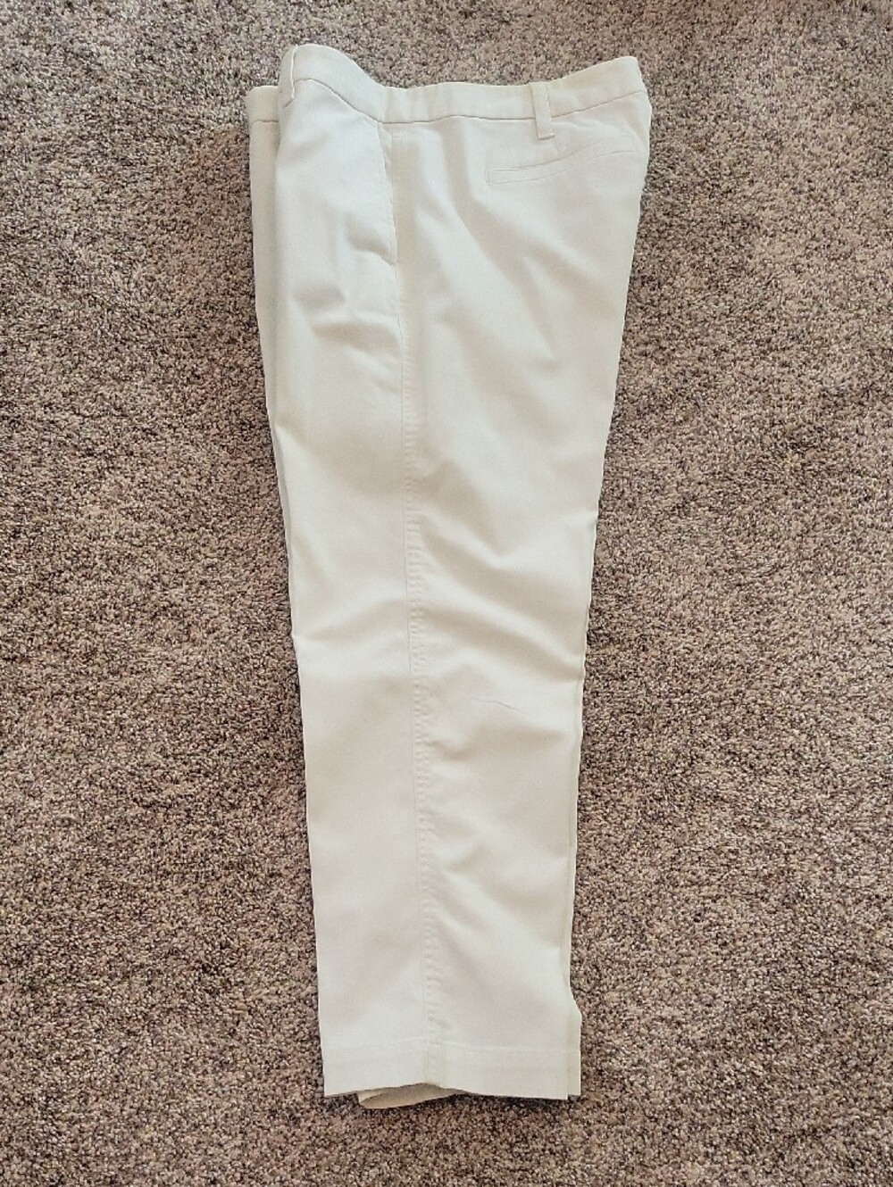 J. Crew Women's White Chinos - High-Rise Girlfriend Chino -Slim Tailored Look